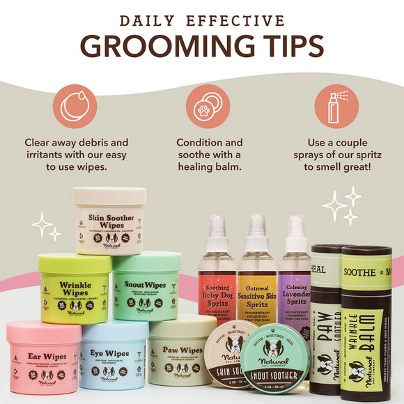 Natural Dog Company Extra Large Grooming Wipes (50 wipes)