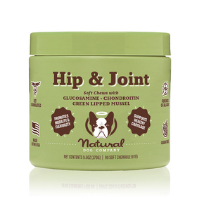 Natural Dog Company Hip & Joint Soft Chews for Dogs (90 Chews)