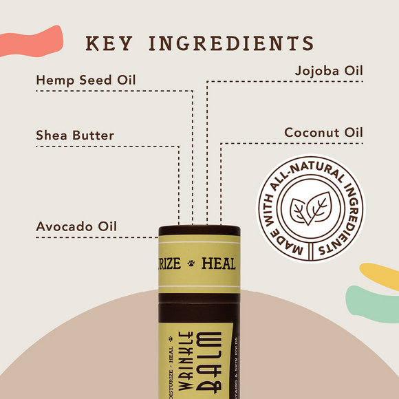 Natural Dog Company Wrinkle Balm Stick (2 oz)