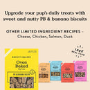 Bocce's Bakery Basics Peanut Butter & Banana Crunchy Biscuits For Dogs (6 oz)
