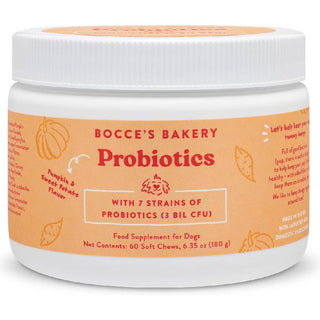 Bocce's Bakery Probiotic Digestive Supplement for Dogs (60 Soft Chews)