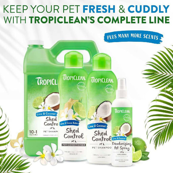 Tropiclean Lime And Cocoa Butter Conditioner For Pets (20 oz)