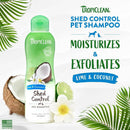 Tropiclean Lime And Coconut Shampoo Deshedding Shampoo for Pets (20 oz)