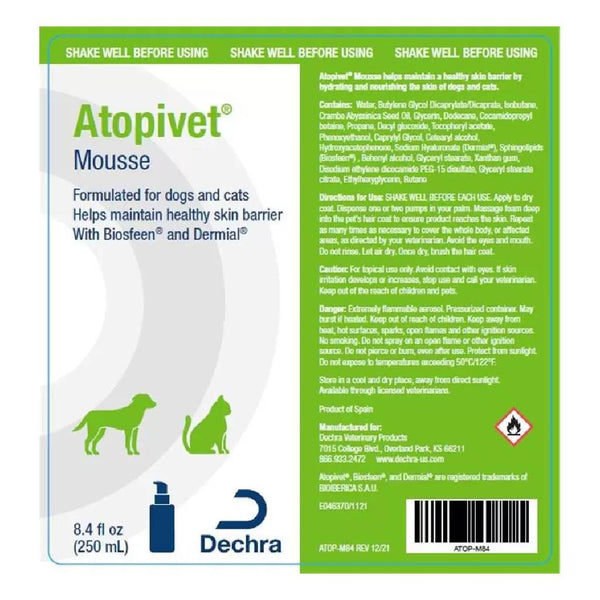Atopivet Mousse for Dogs and Cats (8.4 oz)