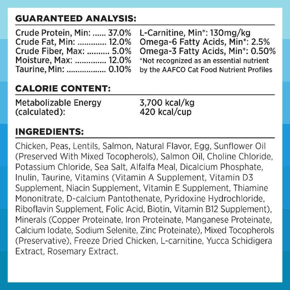 Bixbi Rawbble Indoor Cat Health Chicken & Salmon Recipe Raw Coated Dry Cat Food (10 lb)