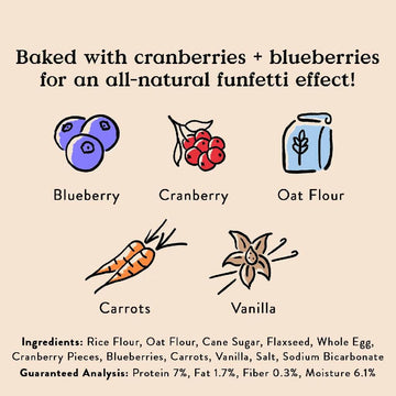 Bocce's Bakery Birthday Cake Mix Treats For Dogs (9 oz)