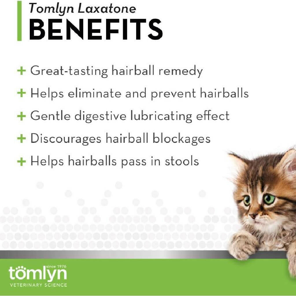 Tomlyn Laxatone Chicken Flavor Hairball Remedy Soft Chews (60 ct)