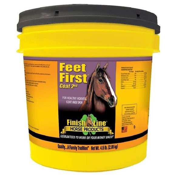 Finish Line Feet First Coat 2nd Hoof Care Supplement Powder For Horses