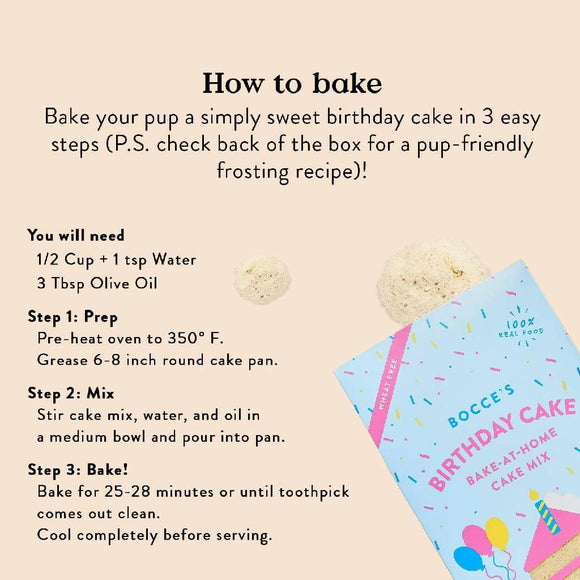 Bocce's Bakery Birthday Cake Mix Treats For Dogs (9 oz)