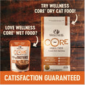 Wellness CORE Tiny Tasters Grain-Free Flaked Tuna & Salmon Wet Food for Cats (1.75 oz x 12 pouches)