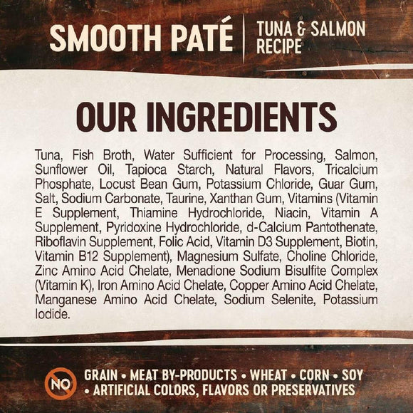 Wellness CORE Tiny Tasters Grain-Free Flaked Tuna & Salmon Wet Food for Cats (1.75 oz x 12 pouches)