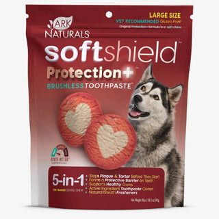 Ark Naturals 5-in-1 Soft Shield Protection+ Brushless Toothpaste Chews for Large Dogs (18 oz)