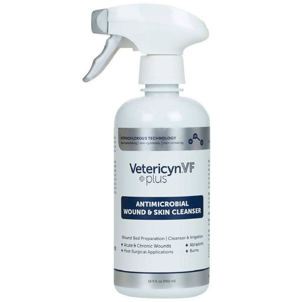 Vetericyn VF Plus Antimicrobial Wound & Skin Cleanser For Pets (16.9 oz)