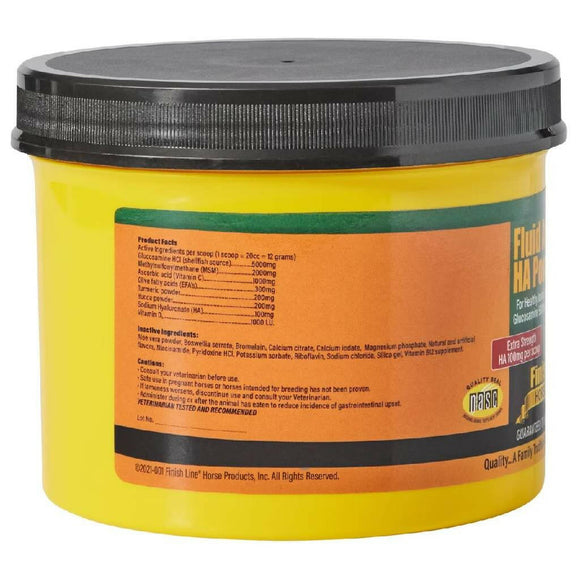 Finish Line Fluid Action HA Joint Support Supplement Powder For Horse (1.2 lb)