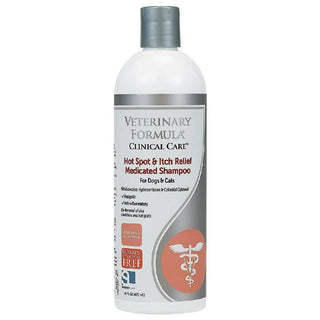 Veterinary Formula Clinical Care Hot Spot & Itch Relief Medicated Shampoo For Dogs & Cats (16 oz)