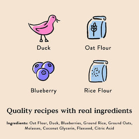 Bocce's Bakery Quack Quack Quack Training Treats For Dogs (6 oz)