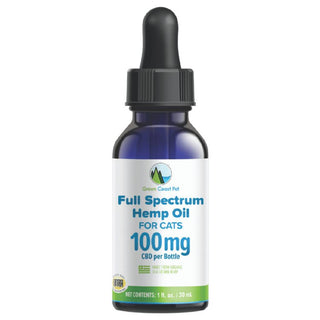 Green Coast Pet Full Spectrum Hemp Oil for Cats (100 mg)