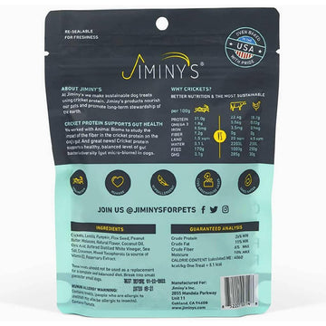 Jiminy's Original Cricket Cookie Recipe For Dog Treats (5 oz)