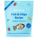 Bocce's Bakery Fish & Chips Crunchy Biscuits Dog Treats (5 oz)