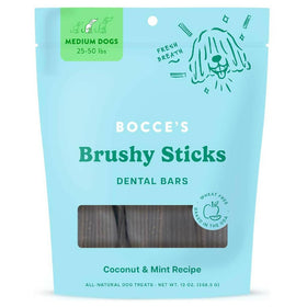 Bocce's Bakery Brushy Sticks Dental Bars for Medium Dogs (13 oz)