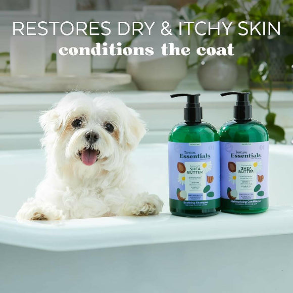 TropiClean Essentials Shea Butter Conditioner for Dogs (16 oz)