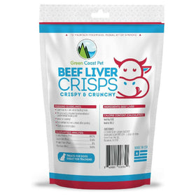 Green Coast Pet Beef Liver Crisps Dog (4 oz)