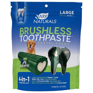 Ark Naturals 4-in-1 Brushless Toothpaste Dental Chews for Large Dogs (18 oz)