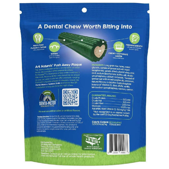 Ark Naturals 4-in-1 Brushless Toothpaste Dental Chews for Large Dogs (18 oz)