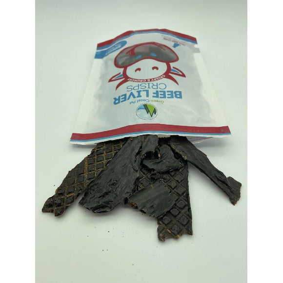Green Coast Pet Beef Liver Crisps Dog (4 oz)