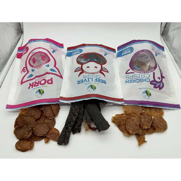 Green Coast Pet Beef Liver Crisps Dog (4 oz)