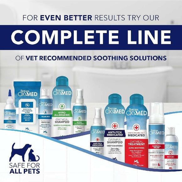 Tropiclean Oxy-Med Oatmeal Shampoo For Pets (20 oz)