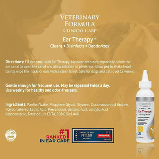 Veterinary Formula Clinical Care Ear Therapy For Dogs & Cats (4 oz)