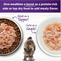 Wellness Bowl Boosters Shreds Flaked Tuna & Shrimp with Broth Cat Food Topper (1.75 oz x 12 pouches)