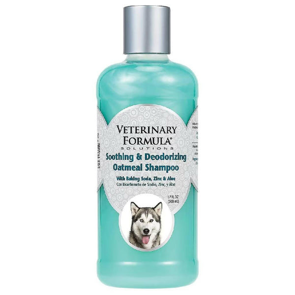 Veterinary Formula Solutions Soothing & Deodorizing Oatmeal Shampoo For Dogs & Cats (17 oz)