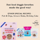 Bocce's Bakery Burgers & Fries Crunchy Biscuits Dog Treats (5 oz)