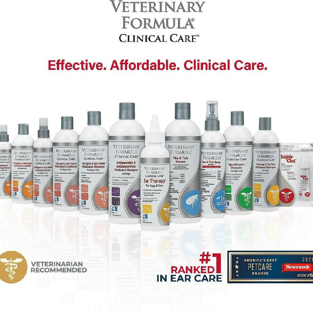 Veterinary Formula Clinical Care Ear Therapy For Dogs & Cats (4 oz)