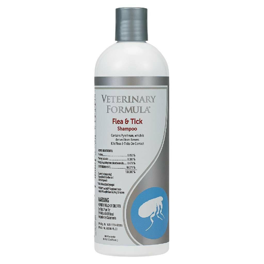 Veterinary Formula Clinical Care Flea & Tick Shampoo For Dogs & Cats (16 oz)