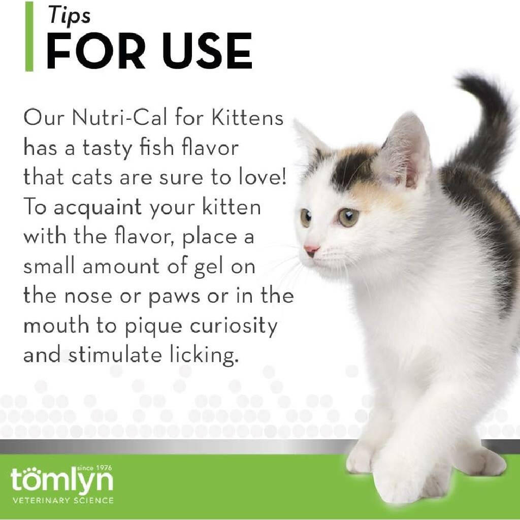 Tomlyn Nutri-Cal Gel Tuna Flavored High Calorie Nutritional Supplement for Kittens (4.25 oz)