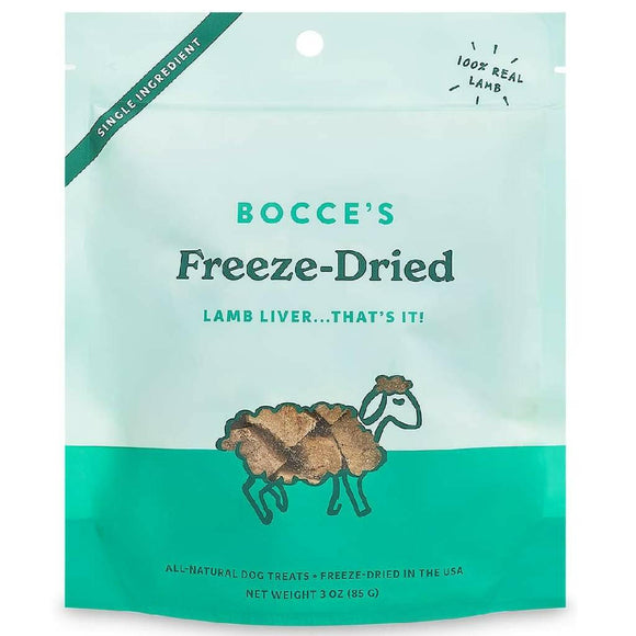 Bocce's Bakery Freeze Dried Lamb Liver Dog Treats (3 oz)
