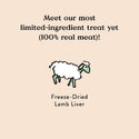 Bocce's Bakery Freeze Dried Lamb Liver Dog Treats (3 oz)