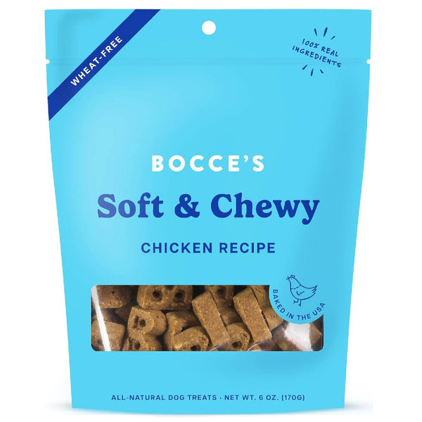 Bocce's Bakery Basics Chicken Soft & Chewy Treats For Dogs (6 oz)