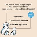 Bocce's Bakery Freeze Dried Lamb Liver Dog Treats (3 oz)