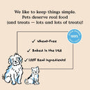 Bocce's Bakery Bedtime Tea Crunchy Biscuits Treats For Dog (5 oz)