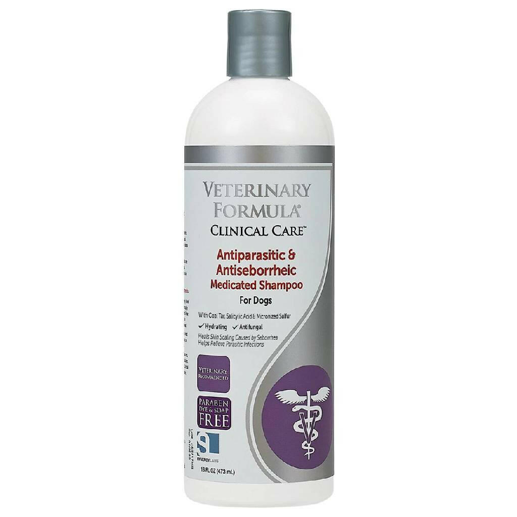 Veterinary Formula Clinical Care Antiparasitic & Antiseborrheic Medicated Shampoo For Dogs & Cats (16 oz)