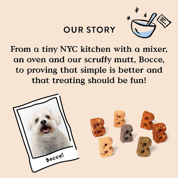 Bocce's Bakery Bedtime Tea Crunchy Biscuits Treats For Dog (5 oz)