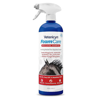 Vetericyn FoamCare Medicated Shampoo for Horses (32 oz)