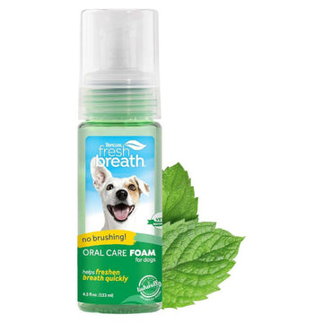 Tropiclean Fresh Breath Freshener Mint Foam For Pets (4.5 oz)