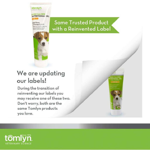 Tomlyn Nutri-Cal Gel Malt Flavored High Calorie Nutritional Supplement for Puppies (4.25 oz)