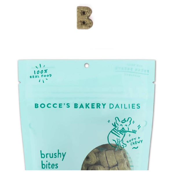 Bocce's Brushy Bites Soft & Chewy Treats For Dogs (6 oz)