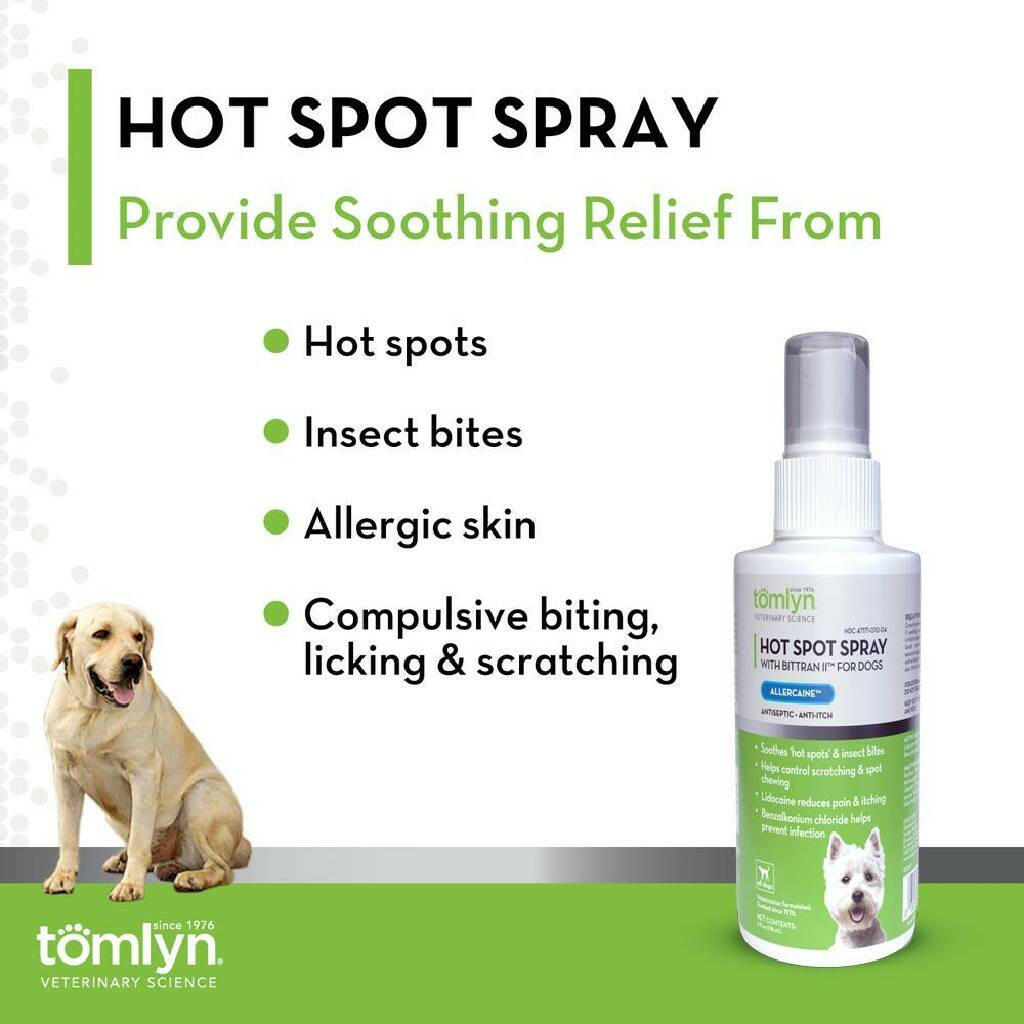 Tomlyn Allercain Hot Spot Spray for Dogs (4 oz)